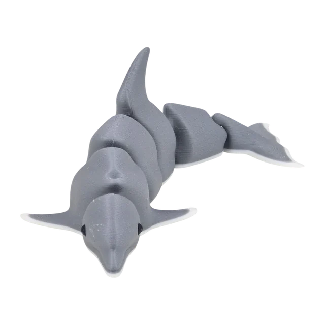 Gray articulated dolphin