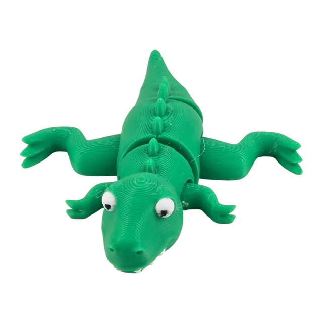 Green articulated T-Rex